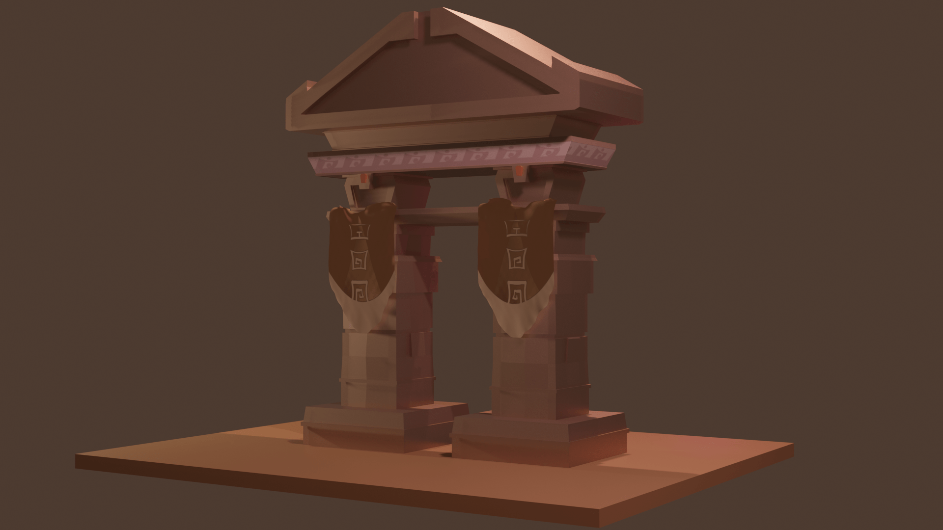 3D model of a Chinese Arch