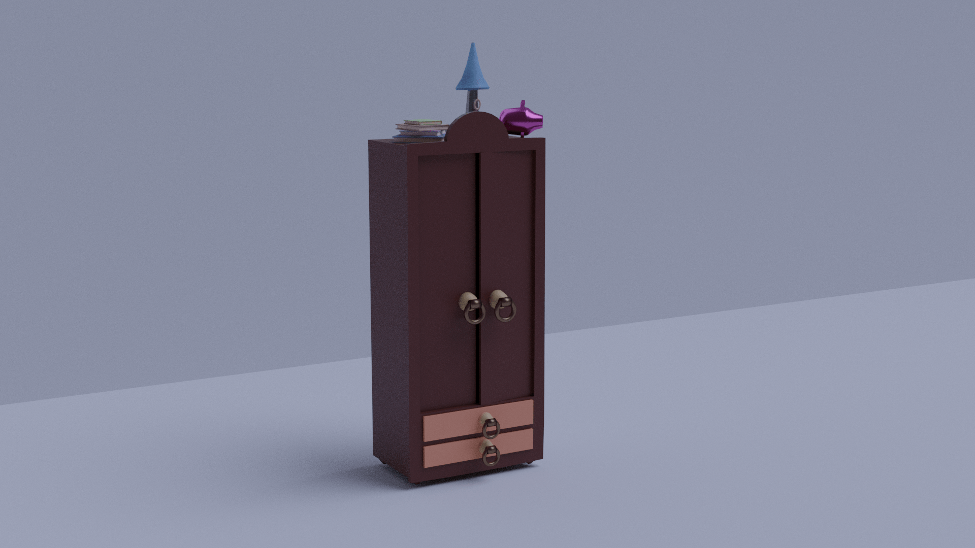 3D model of a closet
