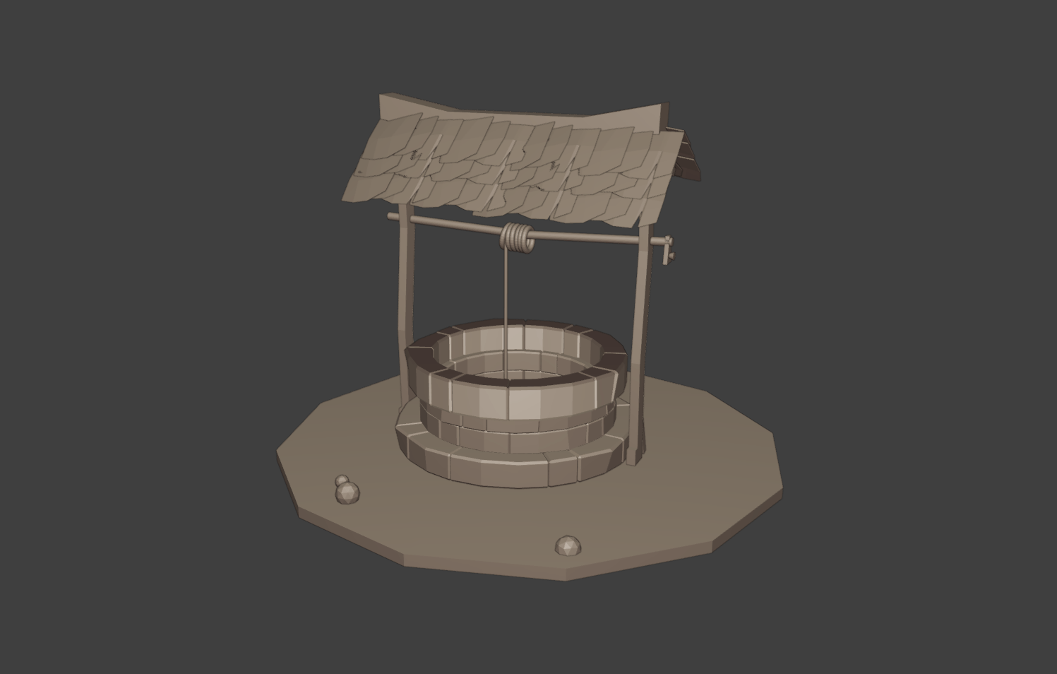 3D model of a well